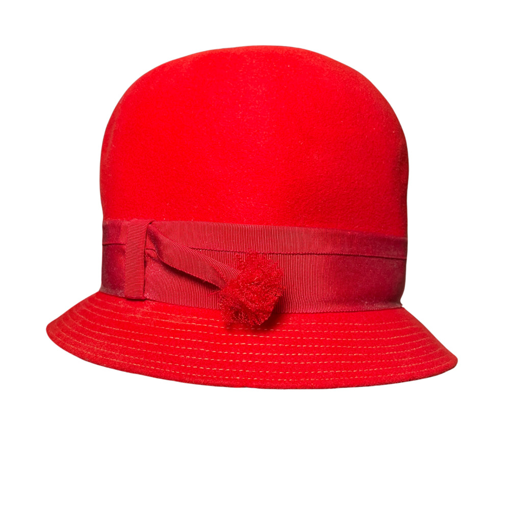 1950s Sally Vielor Hat United Hatters Cap & Millinery Wrks Headlines Union Made
